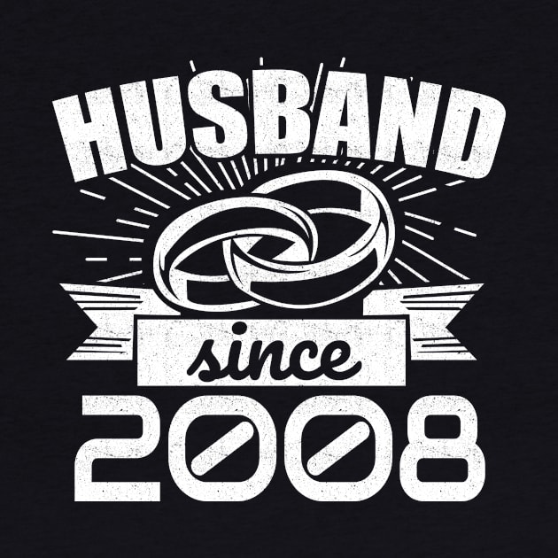 'Husband Since June 2008' Cute Anniversary Gift by ourwackyhome